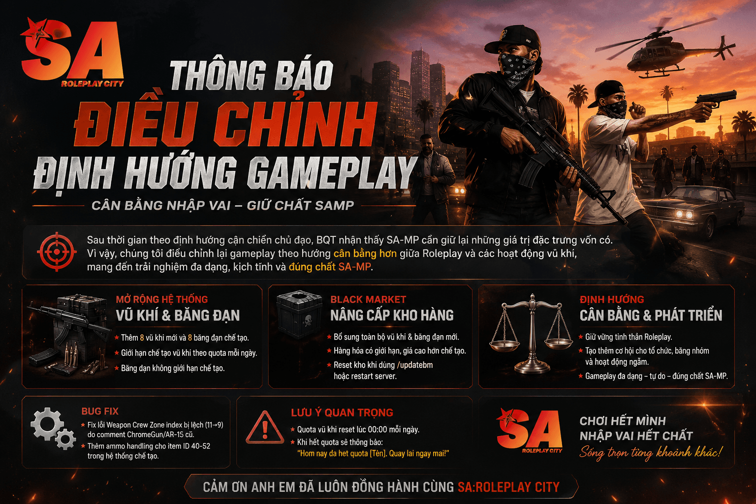 ĐIỀU CHỈNH ĐỊNH HƯỚNG GAMEPLAY